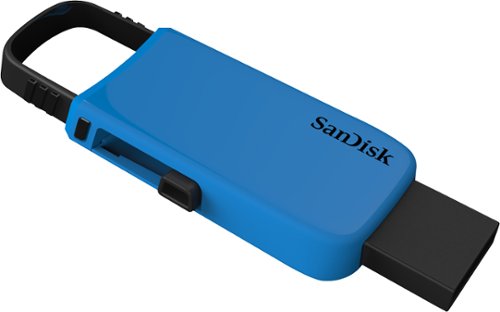  SanDisk - Cruzer 16GB USB 2.0 Flash Drive - Blue