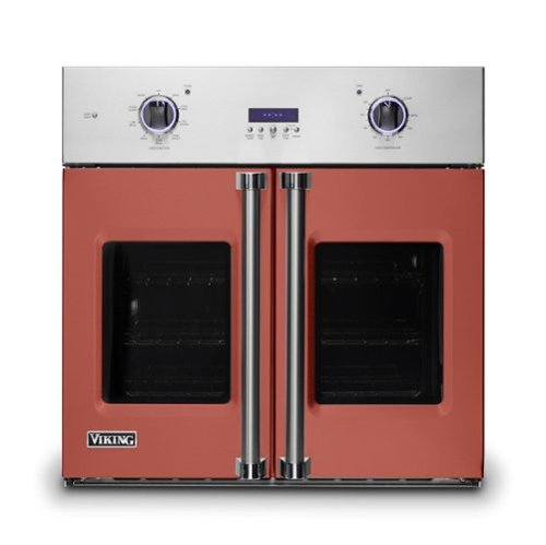 Viking - 30" 7 Series French Door Single Built-In Electric Thermal Convection Oven - Spiced Cider