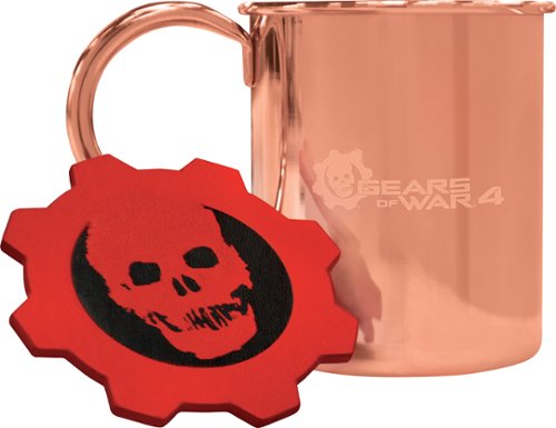  Microsoft - Limited Edition Gears of War 4 Mug &amp; Coaster Set - Copper plating