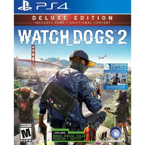  Watch Dogs 2: Deluxe Edition (Includes Extra Content) - PlayStation 4