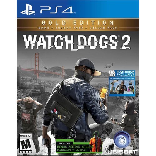  Watch Dogs® 2: Gold Edition (Includes Extra Content + Season Pass subscription) - PlayStation 4