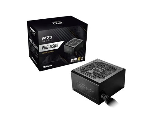 ASRock PRO Series PRO 850G 850 W ATX 3.1 Compatible 80 PLUS GOLD