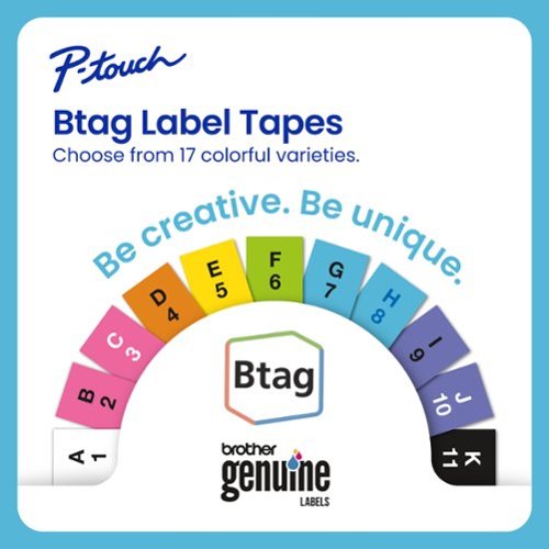 Brother P-touch PT-N10 Personal Handheld Label Maker with Btag Tape - White WHERE TO BUY