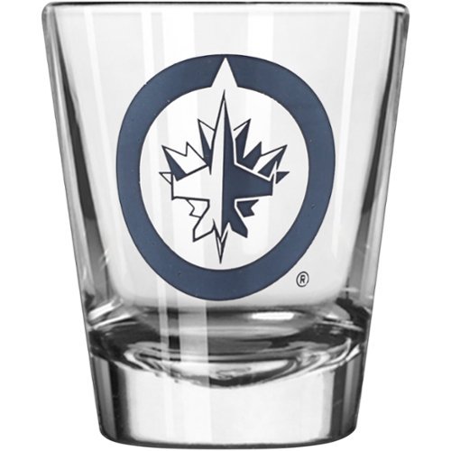 Logo Brands - Winnipeg Jets 2oz. Game Day Shot Glass - Multicolor-Front_Standard 