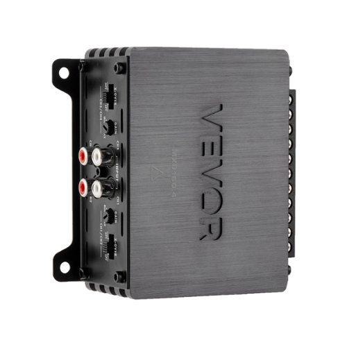 VEVOR - 4 Channel Car Audio Amplifier 2 Ohm Stable Bridgeable Class D Full Range Amp Max Power 4 x 110W @ 4 Ohm / 4 x 160W - Titanium Gray-Front_Standard 