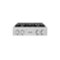 ZLINE - 30 in. Classic Gas Rangetop with 4 Burners and Porcelain Cooktop in Stainless Steel - Stainless Steel-Front_Standard