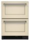 KitchenAid - 4.29 Cu. Ft. Built-In Mini Fridge with Double-Drawer Refrigerator/Freezer - Custom Panel Ready-Front_Standard