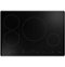 GE Profile - 30" Built-In Electric Induction Cooktop with 4 Elements, Slide Touch Controls, and Power Boost - Black-Front_Standard
