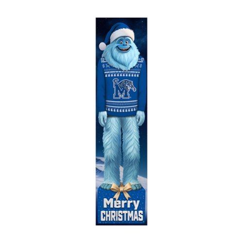 Fan Creations - Memphis Tigers 48" Yeti Christmas Leaner - Multicolor-Front_Standard 