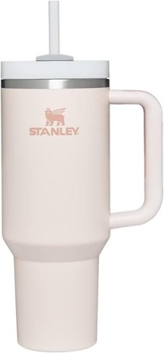 Stanley - Quencher H2.0 Tumbler with Handle & Straw 40 oz - Rose Quartz-Front_Standard 
