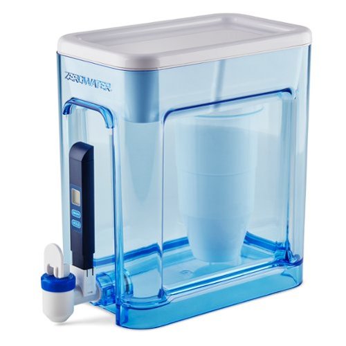Culligan ZeroWater - 22 Cup Ready-Read 5-stage Water Filtration Dispenser - Blue