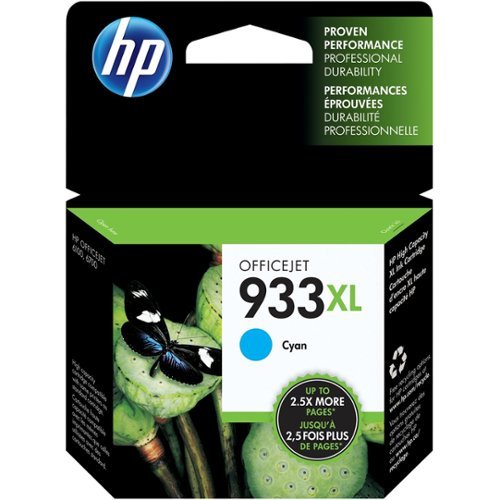  HP - 933XL High-Yield Ink Cartridge - Cyan