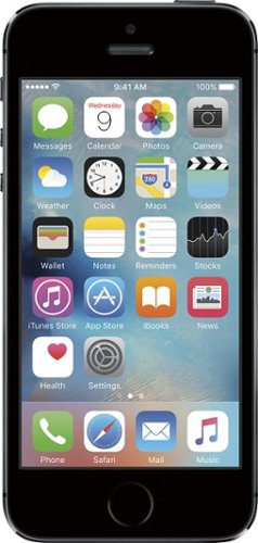  AT&amp;T Prepaid - Apple iPhone 5s 4G LTE 16GB Memory Prepaid Cell Phone w/Airtime Card - Gray