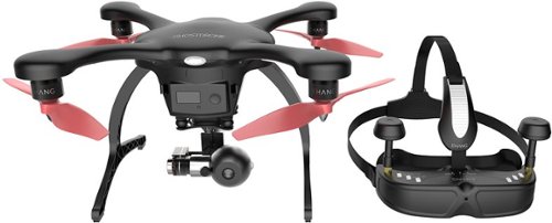  Ehang - Ghostdrone 2.0 VR Drone (Apple iOS Compatible) - Black/Orange