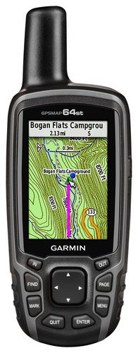  Garmin - GPSMAP 64st 2.6&quot; Handheld GPS with Built-In Bluetooth - Gray
