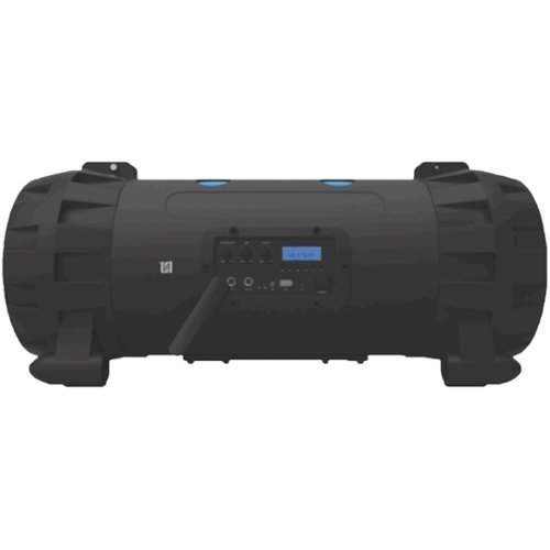 Edison Professional - BL-2000 Portable Wireless and Bluetooth Speaker - Black-Angle_Standard 