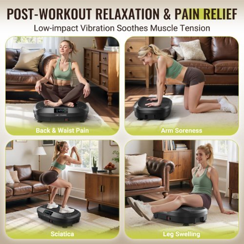 FED Fitness Vibration Plate Exercise Machine, 330 lbs Capacity Lymphatic Drainage Machine, Full Body Workout for Home Gym Black HR23-SZJ - Best Buy FED Fitness Vibration Plate Exercise Machine, 330 lbs Capacity Lymphatic Drainage Machine, Full Body Workout for Home Gym Black HR23-SZJ - Best Buy