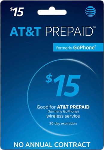  AT&amp;T Prepaid $15 Top-Up Prepaid Card