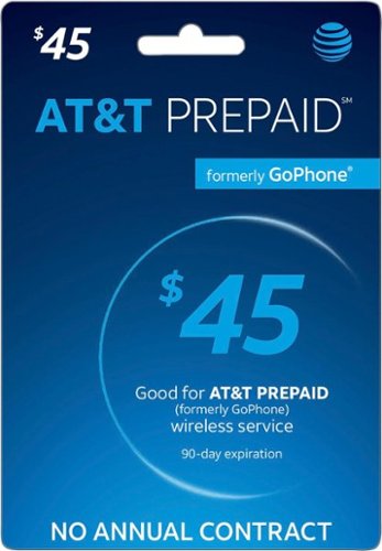  AT&amp;T Prepaid $45 Top-Up Prepaid Card