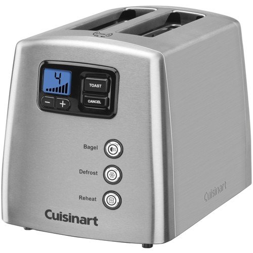  Cuisinart - Touch to Toast Leverless 2-Slice Toaster CPT-420 - Brushed Stainless Steel
