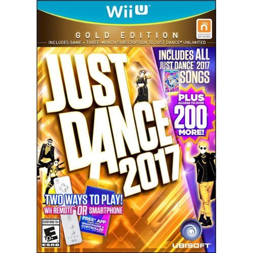  Just Dance® 2017 Gold Edition (Includes Just Dance Unlimited subscription) - Nintendo Wii U