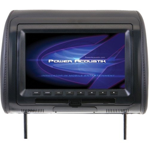  Power Acoustik - Hdvd-71Cc Universal Headrest Monitor With DVD ,7&quot; - Gray