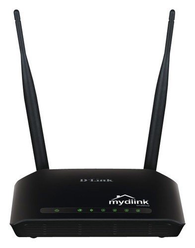  D-Link - N300 Cloud 802.11g/n Router with 4-Port Switch - black