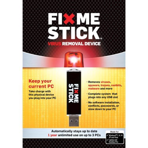  FixMeStick - Virus Removal Device (3 Devices) (1-Year Subscription)