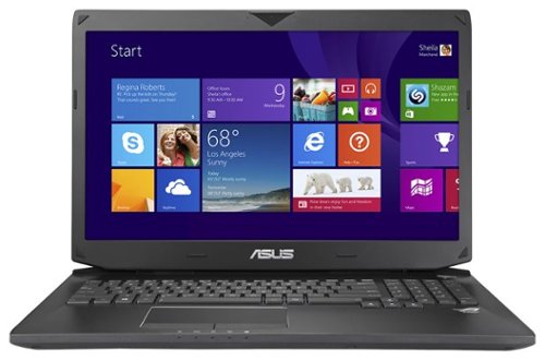  ASUS - ROG 17.3&quot; Laptop - Intel Core i7 - 24GB Memory - 1TB Hard Drive + Two 128GB Solid State Drives - Black