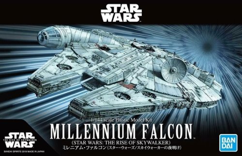Bandai - Star Wars Millennium Falcon The Rise of Skywalker 1/144 Scale - COLLECTIBLES - Multicolor-Front_Standard 