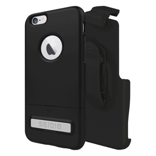  Seidio - SURFACE Combo Case for Apple® iPhone® 6 and 6s - Black