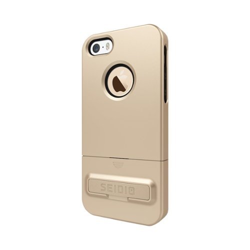  Seidio - SURFACE Case for Apple® iPhone® 5, 5s and SE - Black/Gold