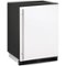 U-Line - 1000 Series 4.2 Cu. Ft. Built-In Mini Fridge - White solid-Angle_Standard