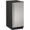U-Line - 1000 Series 14.9" 60 lb Freestanding Icemaker - Stainless Steel-Angle_Standard