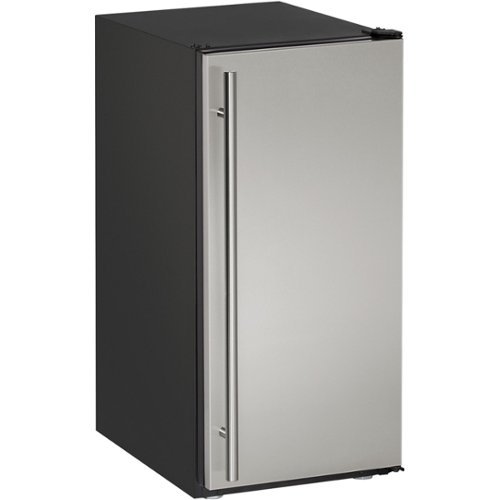 U-Line - ADA Series 14.9" 25 lb Freestanding Icemaker - Stainless solid