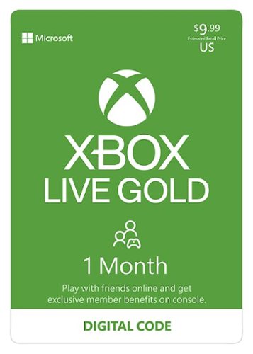 Microsoft - Xbox Live 1 Month Gold Membership - Multi [Digital]