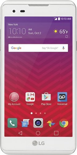  Virgin Mobile - LG Tribute HD 4G LTE with 8GB Memory Prepaid Cell Phone - White