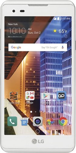  Boost Mobile - LG Tribute HD 4G LTE with 16GB Memory Prepaid Cell Phone - White