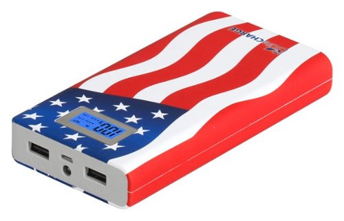  LifeCHARGE - SMART Series Portable USB Power Pack - USA Flag