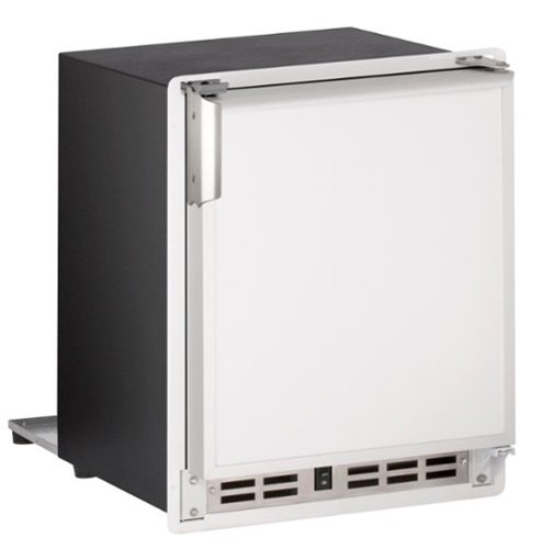 U-Line - 14" 23-Lb Freestanding Icemaker - White