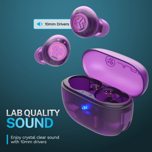 JLab Go POP ANC True Wireless Earbuds & Cloud Foam Tips - Purple HOW TO BUY