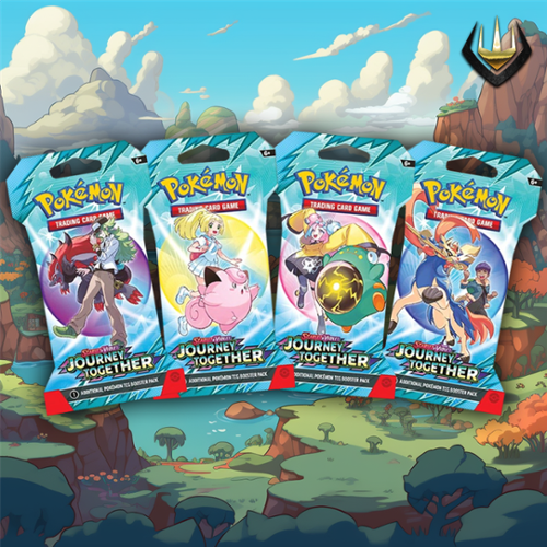 Pokémon - Trading Card Game: Journey Together Sleeved Booster Pack Art Bundle [(One of Each Artwork)]-Front_Standard 