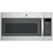 GE Profile - 2.1 Cu. Ft. Over-the-Range Microwave with Sensor Cooking and Steam Cleaning - Stainless Steel-Front_Standard