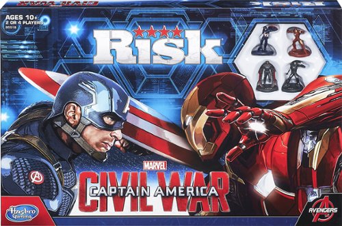 Hasbro Gaming - Risk: Captain America: Civil War Edition Game - Multi-Front_Standard 