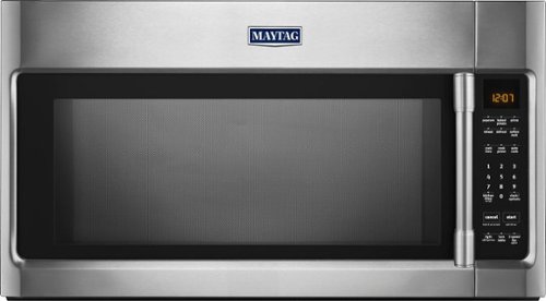  Maytag - 2.0 Cu. Ft. Over-the-Range Microwave with Sensor Cooking - Stainless steel