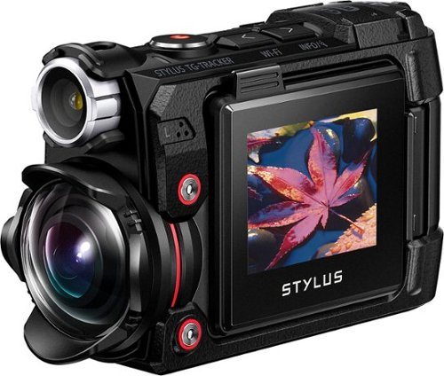 Olympus - Tough TG-Tracker HD Waterproof Action camera - Black-Angle_Standard 