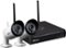 Swann - 4-Channel, 2-Camera Indoor/Outdoor Wireless 1080p 1Tb DVR Surveillance System - Black/White-Front_Standard