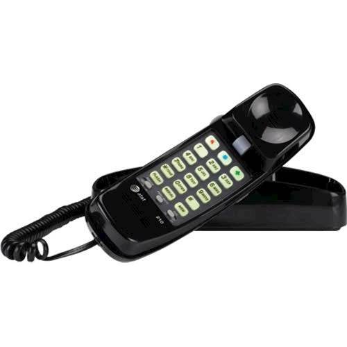  AT&amp;T - 210B Corded Trimline® Phone - Black