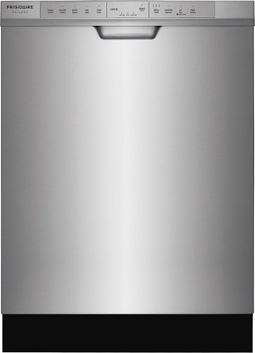 Frigidaire - Gallery 24" Top Control Tall Tub Built-In Dishwasher - Stainless Steel-Front_Standard 