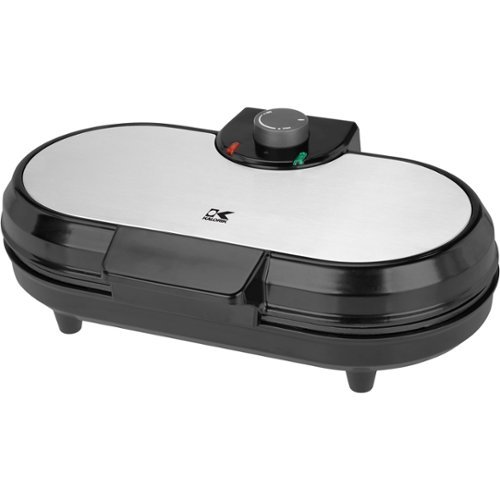 Kalorik - Belgian Waffle Maker - Black, Stainless steel-Angle_Standard 